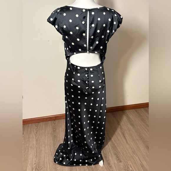 FREE PEOPLE Butterfly Babe Black Maxi Dress M - Picture 5 of 14